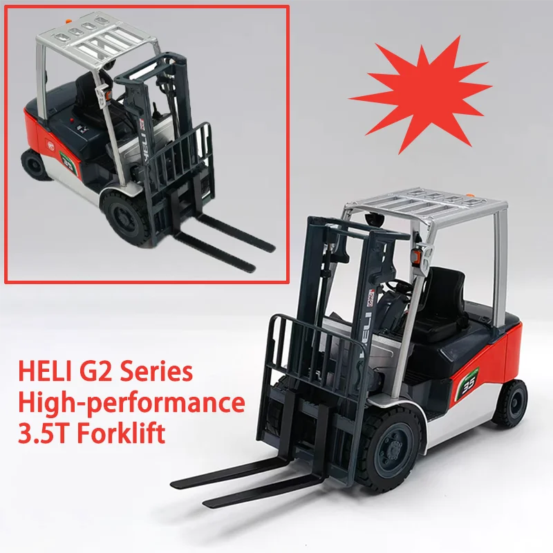 Diecast 1:18 Scale HELI G2 Series High-performance 3.5T Forklift Alloy Model Car Static Collection Decorated Holiday Gifts Toys
Diecast 1:18 Scale HELI G2 Series High-performance 3.5T Forklift Alloy Model Car Static Collection Decorated Holiday Gifts Toys