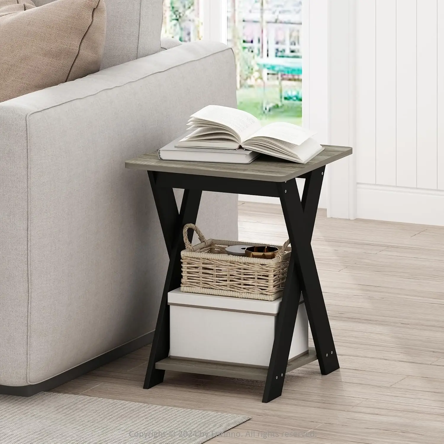 Modern Side Table, X-Legs End Table with Open Shelf, Criss-Crossed Night Stand, Bedside Table, Easy Assembly, for Living Room
Modern Side Table, X-Legs End Table with Open Shelf, Criss-Crossed Night Stand, Bedside Table, Easy Assembly, for Living Room