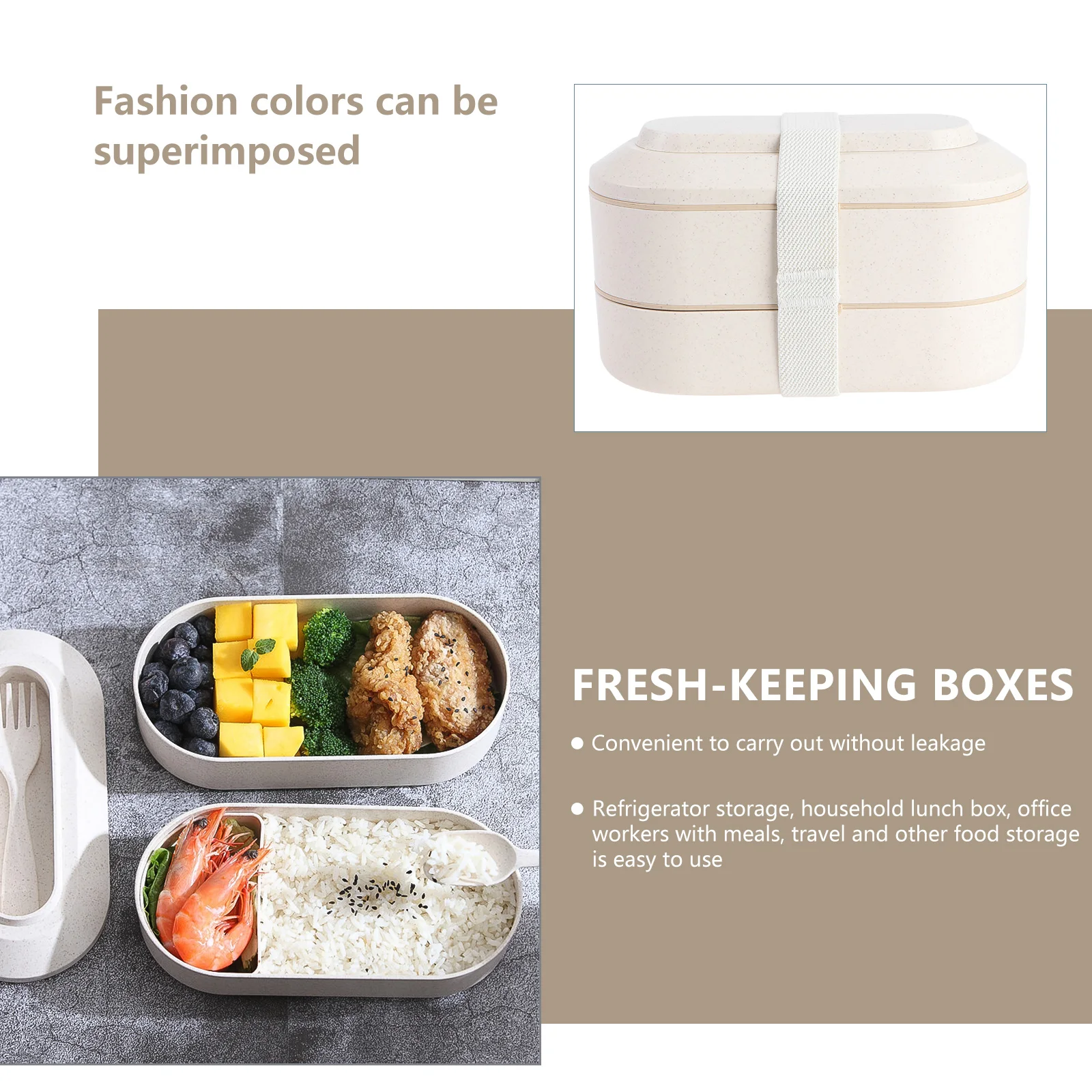 Practical Leak Proof Easy Clean Microwave Safe Refrigerator Dishwasher Student Lunch Box Odorless Double
Practical Leak Proof Easy Clean Microwave Safe Refrigerator Dishwasher Student Lunch Box Odorless Double