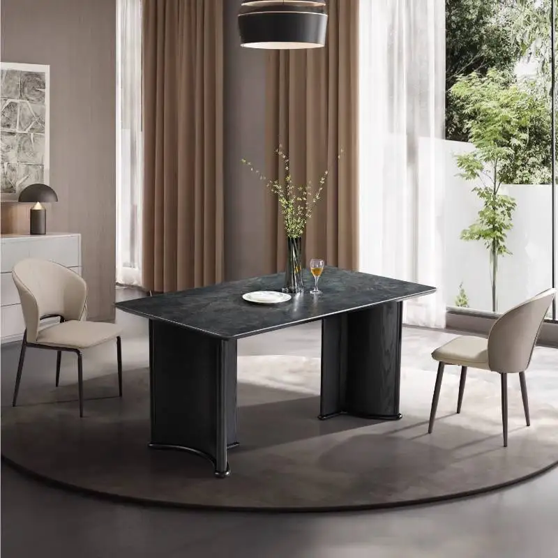 Industrial Style Dining Table Decorations Unique Black Console Dining Table Living Room Nordic Mesa De Jantar Furniture For Home
Industrial Style Dining Table Decorations Unique Black Console Dining Table Living Room Nordic Mesa De Jantar Furniture For Home