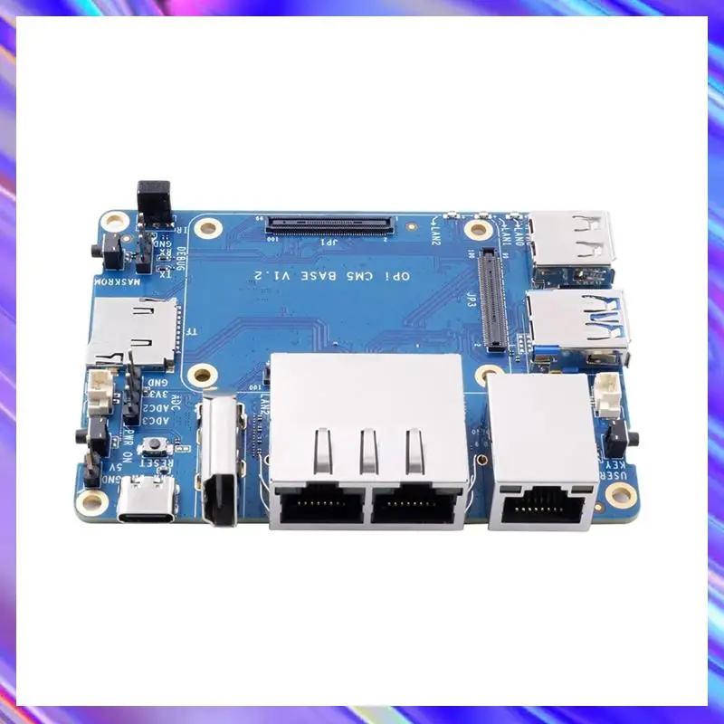 L71A CM5 Base Board With 2X2.5G LAN Ports, 1Xgigabit LAN Port, 3Xstandard CM5 Connectors, CM5 Carrier Board For Orange Pi CM5
L71A CM5 Base Board With 2X2.5G LAN Ports, 1Xgigabit LAN Port, 3Xstandard CM5 Connectors, CM5 Carrier Board For Orange Pi CM5