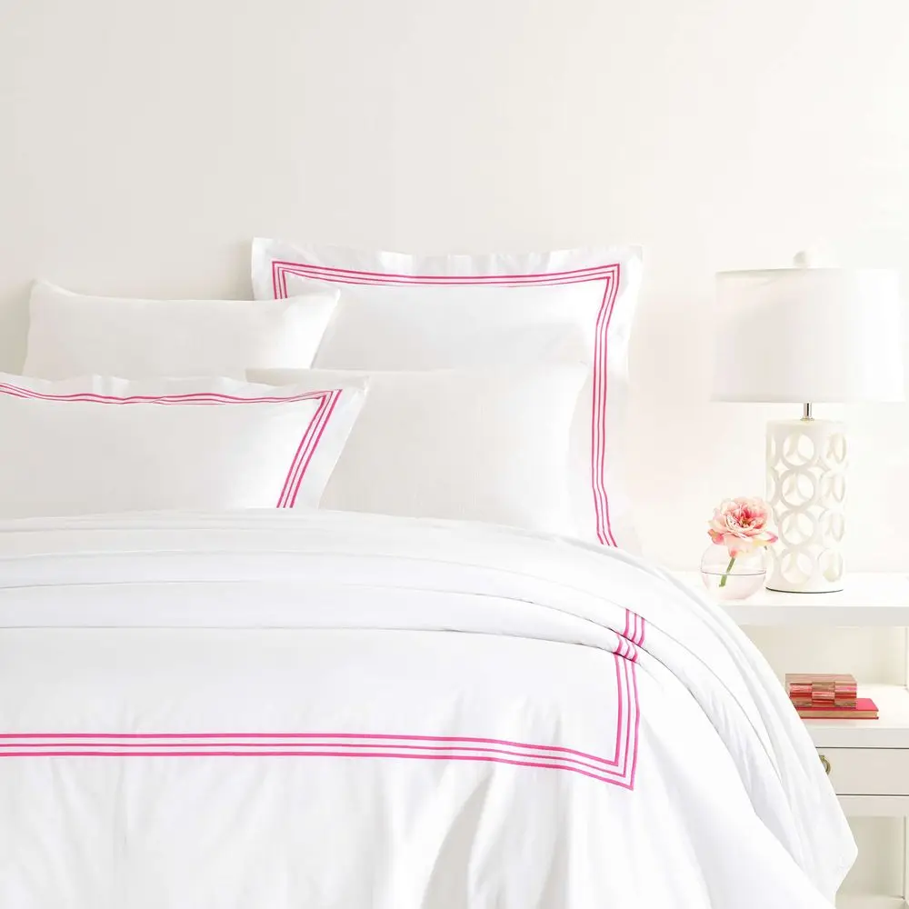 Trio Fuchsia Duvet Cover, Twin Size, Pink Stripe Pattern
Trio Fuchsia Duvet Cover, Twin Size, Pink Stripe Pattern