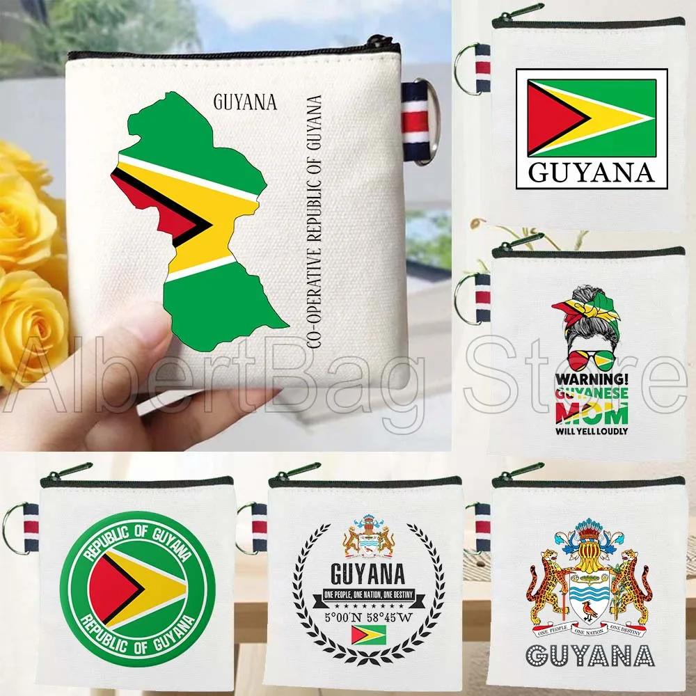Guyana Map Guyanese Flag Patriotic Gifts Canvas Bags Key Coin Purse Small Square Cotton Bags Storage Card Wallets Holders Pouch
Guyana Map Guyanese Flag Patriotic Gifts Canvas Bags Key Coin Purse Small Square Cotton Bags Storage Card Wallets Holders Pouch