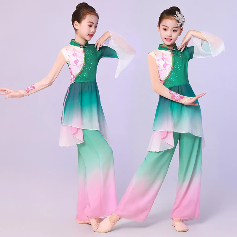 Classical Dance Costume Modern Hanfu Outfit Fairy Yangko Dancer Practice Wear Elegant Yangko Performance Outfit Carnival Costume
Classical Dance Costume Modern Hanfu Outfit Fairy Yangko Dancer Practice Wear Elegant Yangko Performance Outfit Carnival Costume