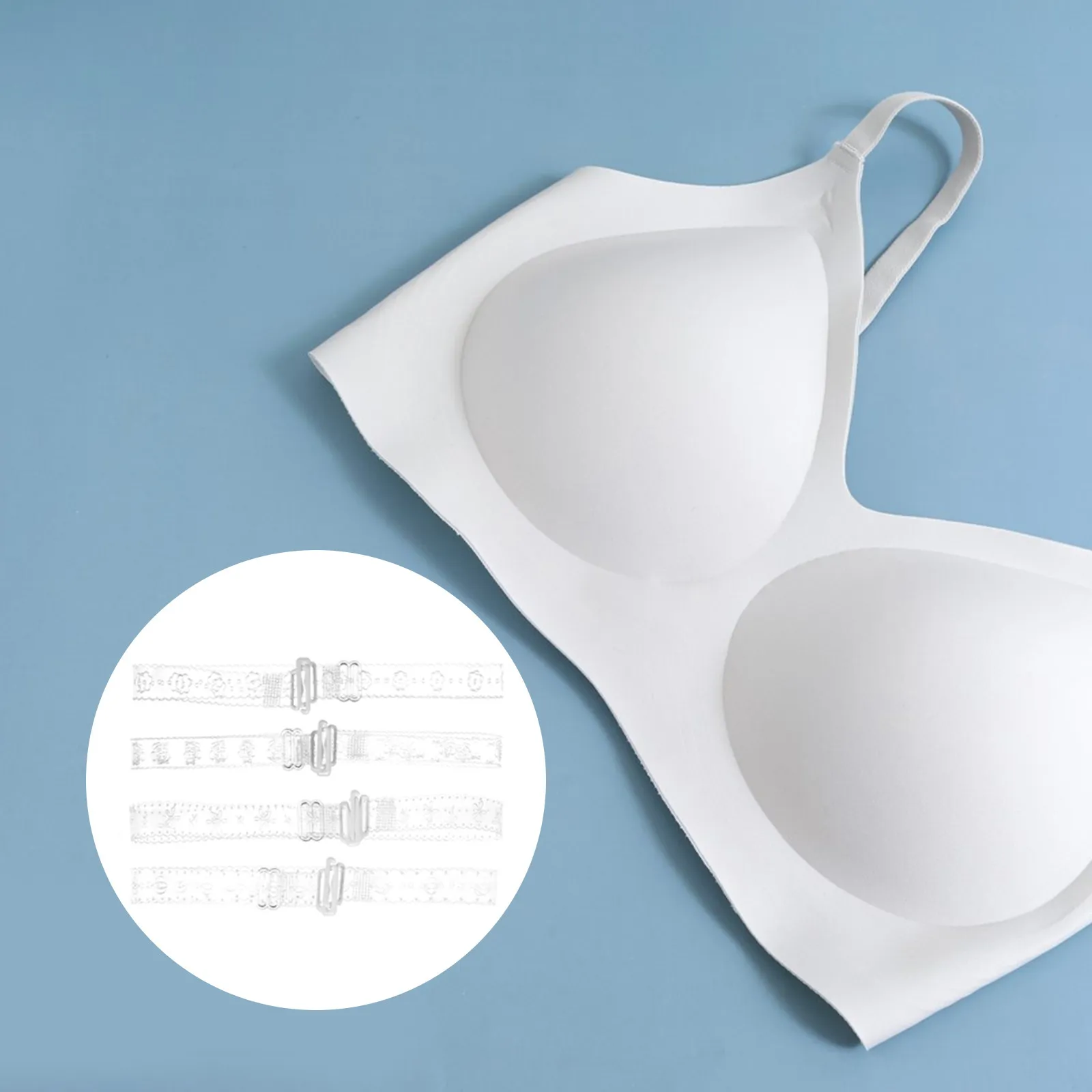 4Pairs Flower Shape Transparent Bra Strap Reusable Non-Slip Replacement Adjustable Tpu Straps for Women Summer Wear Vest Halter
4Pairs Flower Shape Transparent Bra Strap Reusable Non-Slip Replacement Adjustable Tpu Straps for Women Summer Wear Vest Halter