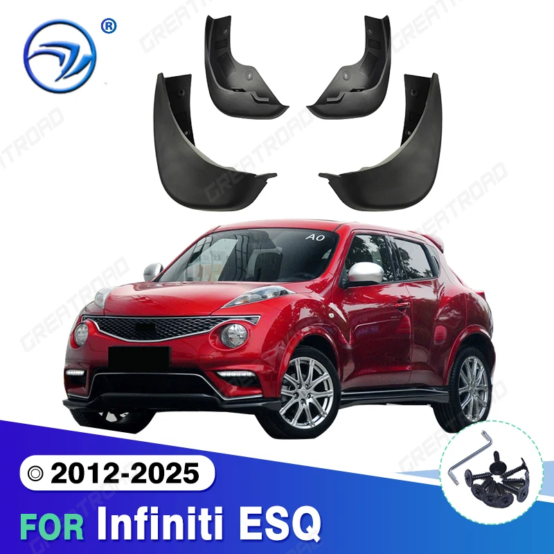 For Infiniti ESQ 2012-2025 2018 2019 2020 2021 2022 2023 2024 Fender Mudflaps Splash Guards Mudguards Mud Flaps car Accessories
For Infiniti ESQ 2012-2025 2018 2019 2020 2021 2022 2023 2024 Fender Mudflaps Splash Guards Mudguards Mud Flaps car Accessories