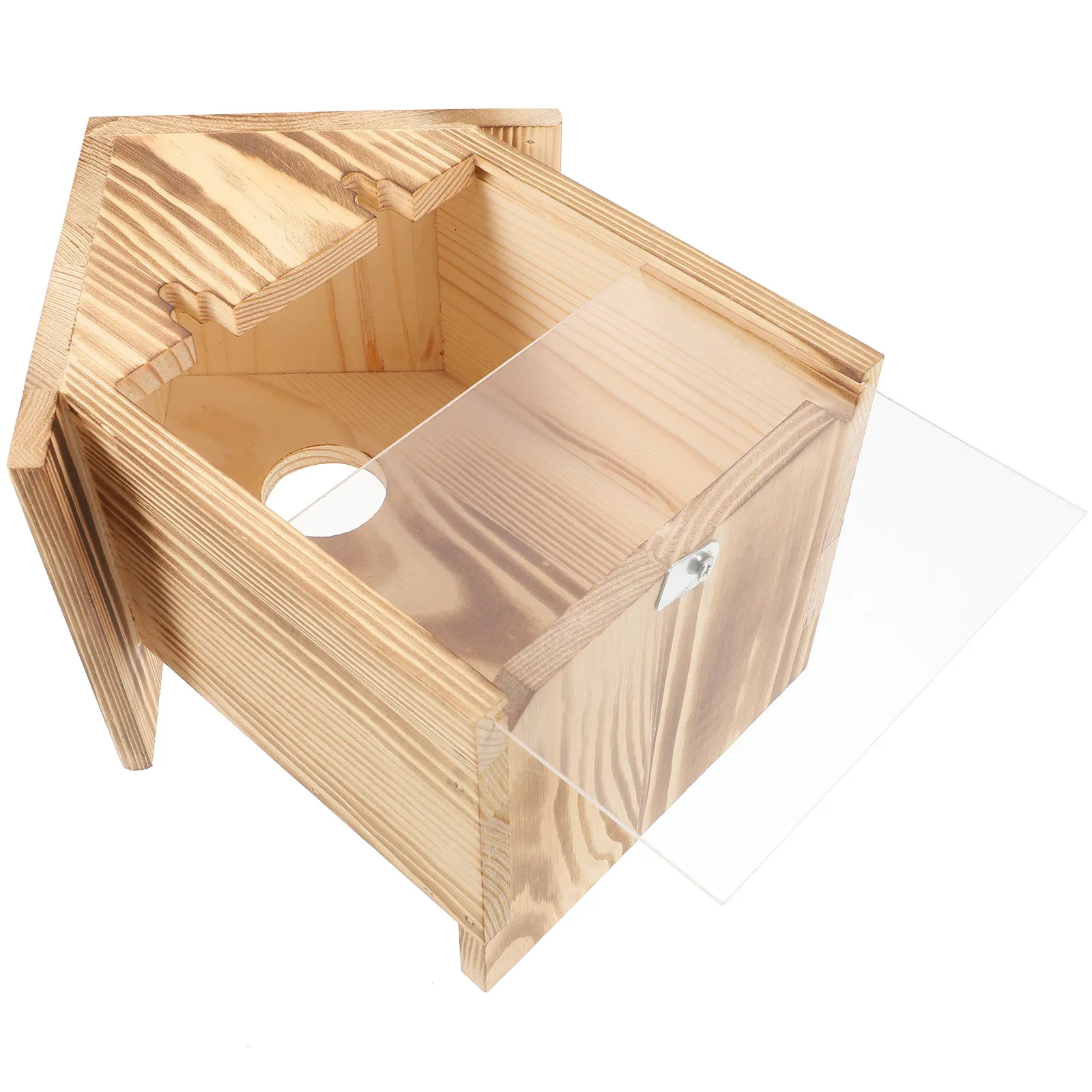 Hanging Wooden Birdhouse Outdoor Window Bird Nest Clear Viewing Box for Garden Patio Decorative Small Bird
Hanging Wooden Birdhouse Outdoor Window Bird Nest Clear Viewing Box for Garden Patio Decorative Small Bird