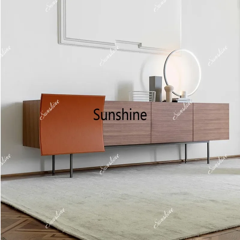 Italian modern simple audio-visual cabinet living room household small floor cabinet
Italian modern simple audio-visual cabinet living room household small floor cabinet