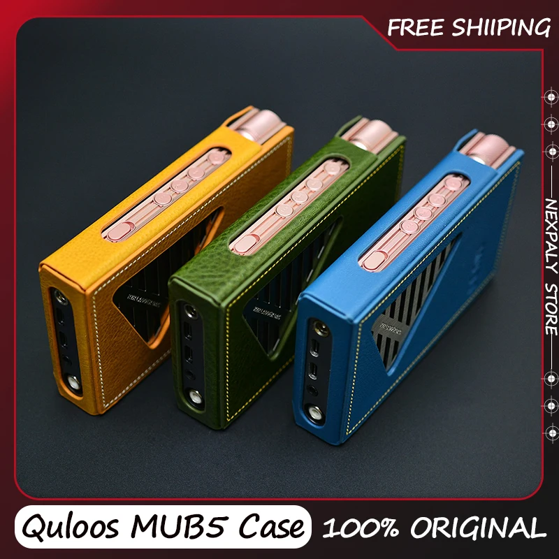 Quloos MUB5 Portable R2R Decoder Amp Genuine Cow Sheepskin Leather Handmade Protective Case Cover For Audio Enthusiasts Gift
Quloos MUB5 Portable R2R Decoder Amp Genuine Cow Sheepskin Leather Handmade Protective Case Cover For Audio Enthusiasts Gift