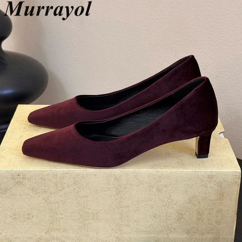 Single Shoes Women Genuine Leather Square Toe Shallow Mouth Kitten Heel Pumps Ladies Spring Summer Office Commuting shoes 2026
Single Shoes Women Genuine Leather Square Toe Shallow Mouth Kitten Heel Pumps Ladies Spring Summer Office Commuting shoes 2026
