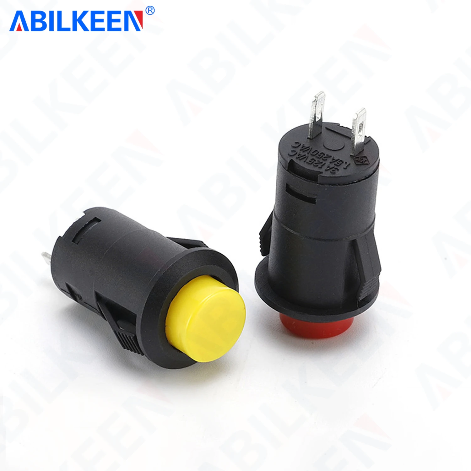 100PCS/LOT ABILKEEN DS-425 Mini Plastic Push Button Switch 1NO Momentary/Latching 12MM Direct Insertion Card Buckle type Button
100PCS/LOT ABILKEEN DS-425 Mini Plastic Push Button Switch 1NO Momentary/Latching 12MM Direct Insertion Card Buckle type Button