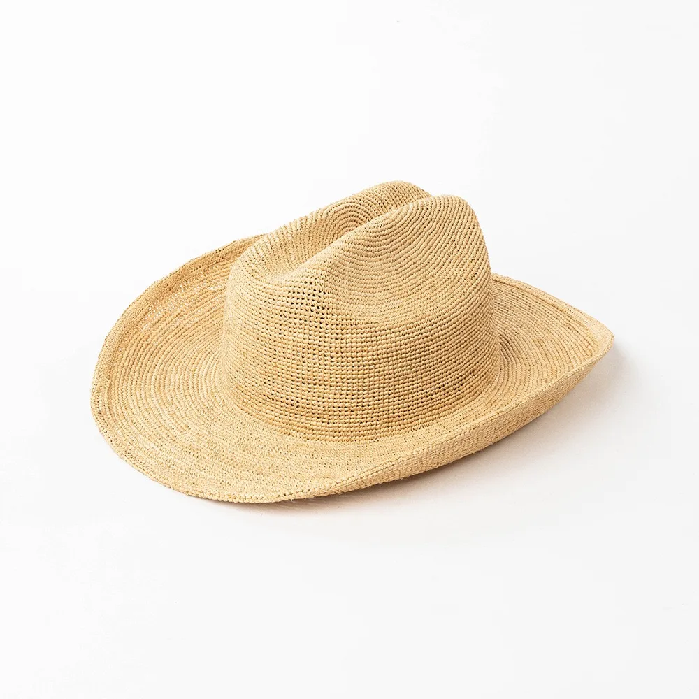European American Fashion Spring Summer New Hand Sewn Raffia Grass Wide Brim Denim Hat For Men Women Outdoor Beach Sun Hat
European American Fashion Spring Summer New Hand Sewn Raffia Grass Wide Brim Denim Hat For Men Women Outdoor Beach Sun Hat