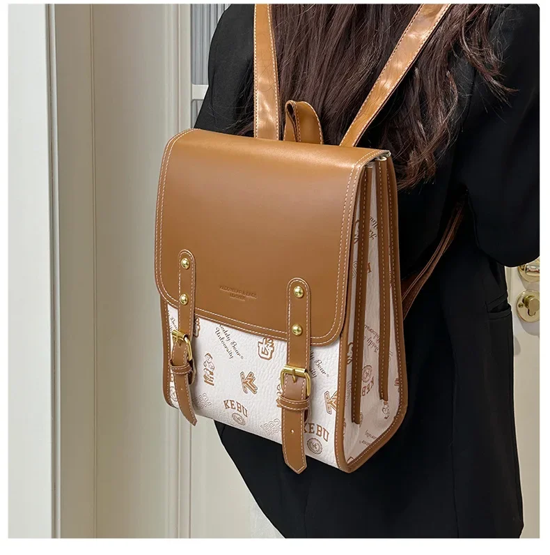 2025 New! Women's Retro British College Style Backpack. Trendy Summer Design, Premium Leather, Ideal for Senior College Students
2025 New! Women's Retro British College Style Backpack. Trendy Summer Design, Premium Leather, Ideal for Senior College Students