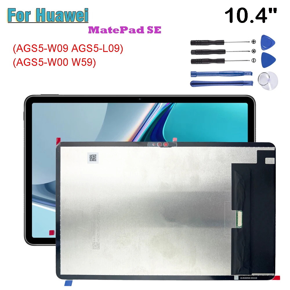 AAA+ LCD Screen Display For Huawei MatePad SE 10.4 AGS5-W09 AGS5-L09 AGS5-W00 W59 Lcd Touch Screen Digitizer Panel Assembly
AAA+ LCD Screen Display For Huawei MatePad SE 10.4 AGS5-W09 AGS5-L09 AGS5-W00 W59 Lcd Touch Screen Digitizer Panel Assembly