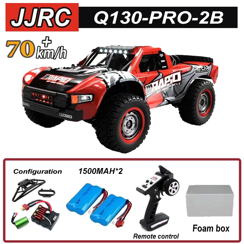 4WD RC Car 70KM/H High Speed Brushless Motor Monster Truck Remote Control Drift Toy for Adults And Kids with LED Lights
4WD RC Car 70KM/H High Speed Brushless Motor Monster Truck Remote Control Drift Toy for Adults And Kids with LED Lights
