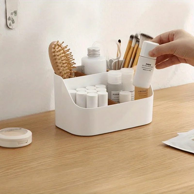 Cosmetics storage, desktop remote control storage box, organizing box, bathroom mirror cabinet, small item storage box Gift box
Cosmetics storage, desktop remote control storage box, organizing box, bathroom mirror cabinet, small item storage box Gift box