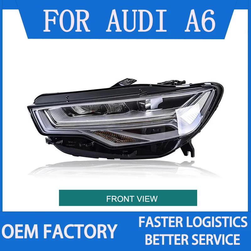 1 Pair LED Headlight Assembly for AUDI A6 C7 2012-2018 Headlight Plug and Play with LED DRL Turning Light Front Head lights
1 Pair LED Headlight Assembly for AUDI A6 C7 2012-2018 Headlight Plug and Play with LED DRL Turning Light Front Head lights
