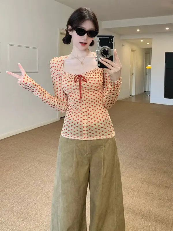 Sexy Spicy Girl Long Sve T-irt Women's Winter Design Slim Fit Printing Belt Design Casual Top for Various Ocns
Sexy Spicy Girl Long Sve T-irt Women's Winter Design Slim Fit Printing Belt Design Casual Top for Various Ocns