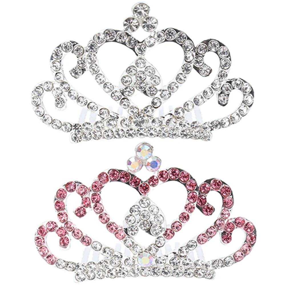 2Pcs Crystal Crown Hair Combs Rhinestone Designs Kids Dress Birthday Parties School Performances Photos Girls Accessories Tiaras
2Pcs Crystal Crown Hair Combs Rhinestone Designs Kids Dress Birthday Parties School Performances Photos Girls Accessories Tiaras