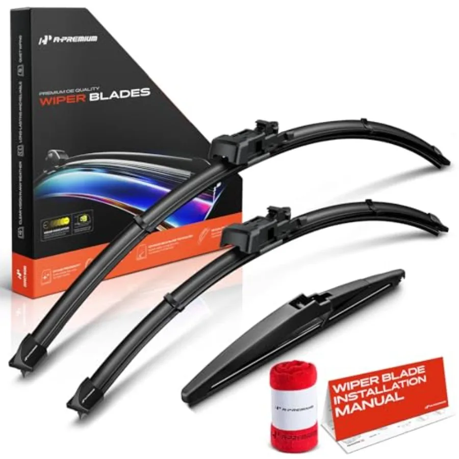 28"/24"/10" Windshield Wiper Blades Compatible with Chevrolet Cruze 2017-2019 - Front Rear Wipers Blade Set for TLP/RL2 with ri
28"/24"/10" Windshield Wiper Blades Compatible with Chevrolet Cruze 2017-2019 - Front Rear Wipers Blade Set for TLP/RL2 with ri