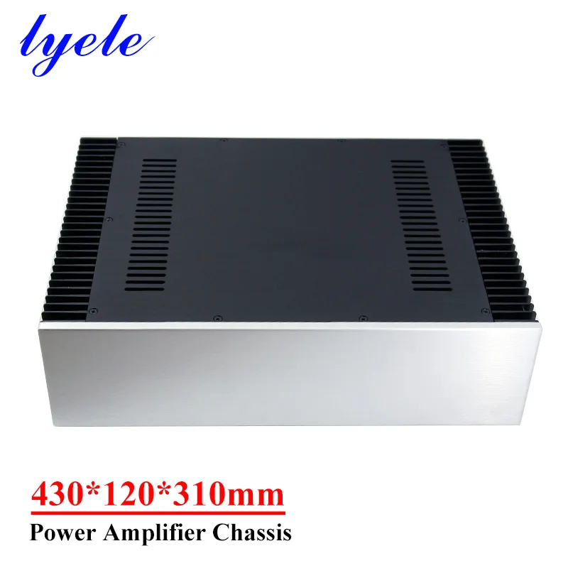 430*120*310mm All-aluminum Power Amplifier Chassis with Heat Sinks on Both Sides Diy Audio Amplifier Case Shell
430*120*310mm All-aluminum Power Amplifier Chassis with Heat Sinks on Both Sides Diy Audio Amplifier Case Shell