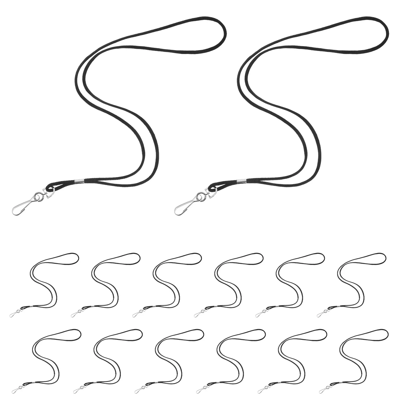 100pcs Id Badge Lanyard Black Braided Rope For Id Cards Quick Release Buckle Office School Factory Staff Name Tag Holder Work
100pcs Id Badge Lanyard Black Braided Rope For Id Cards Quick Release Buckle Office School Factory Staff Name Tag Holder Work