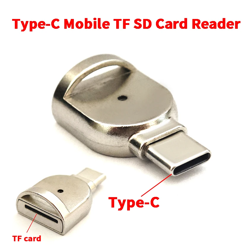 Type-C To Micro SD TF card Adapter Cardreader High Speed USB C Card Reader Smart Memory Mobile Card Reader
Type-C To Micro SD TF card Adapter Cardreader High Speed USB C Card Reader Smart Memory Mobile Card Reader