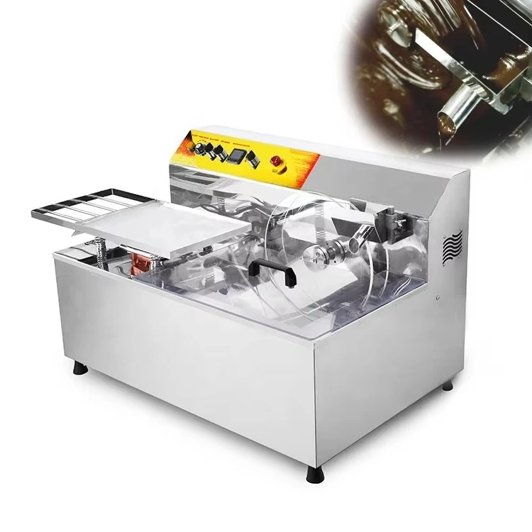 Commercial 25L Mini Cocoa Butter Small Automatic Equipment Desk Tempering Chocolate Melt and Enrobe Machine
Commercial 25L Mini Cocoa Butter Small Automatic Equipment Desk Tempering Chocolate Melt and Enrobe Machine