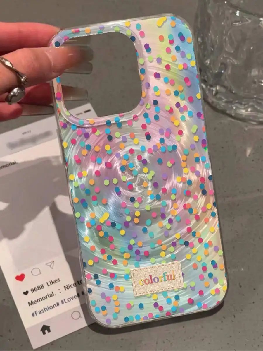 Holographic Swirl Transparent Anti-Fall Phone Case For iPhone 14 15 16 Series
Holographic Swirl Transparent Anti-Fall Phone Case For iPhone 14 15 16 Series