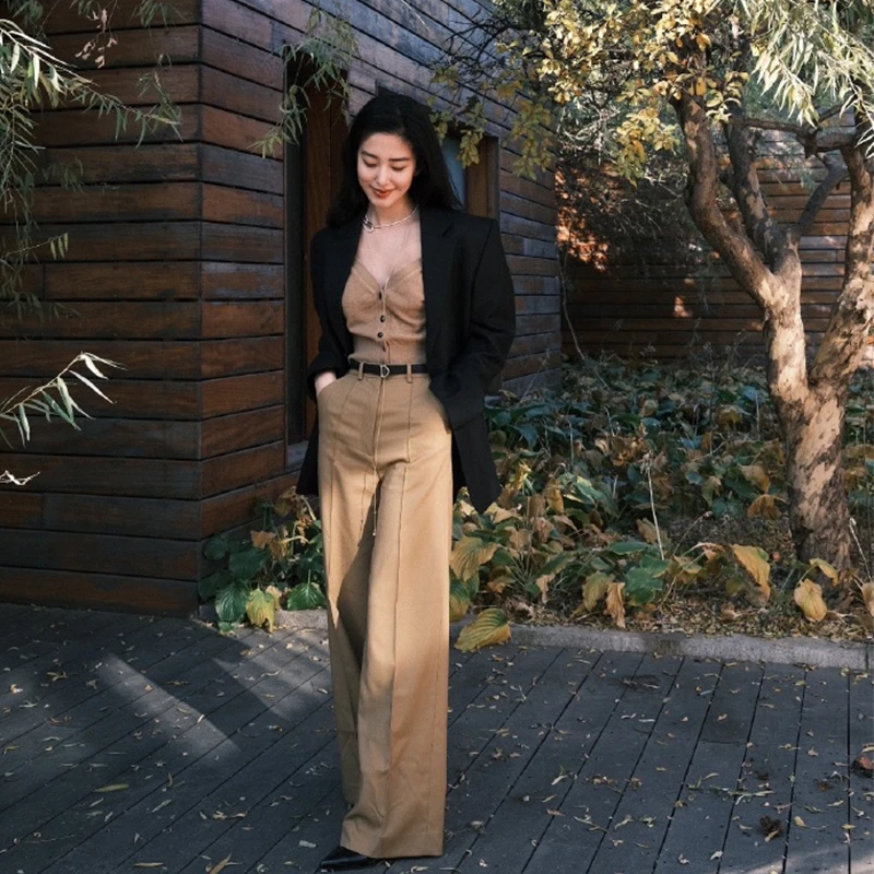 Yola Lucia High Waist Wide Leg Pants Draped Loose Long Straight Casual Floor Length Suit Pants Spring Autumn Versatile Pocket...
Yola Lucia High Waist Wide Leg Pants Draped Loose Long Straight Casual Floor Length Suit Pants Spring Autumn Versatile Pocket...