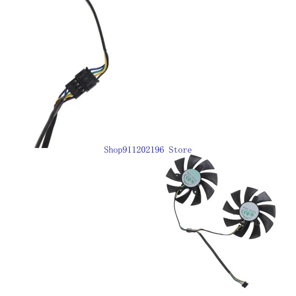 P82A 2PCS GA92A2H Graphics Card Cooling VGA Fan 4Pin 12V 0.35A for Zotac GeForce
P82A 2PCS GA92A2H Graphics Card Cooling VGA Fan 4Pin 12V 0.35A for Zotac GeForce