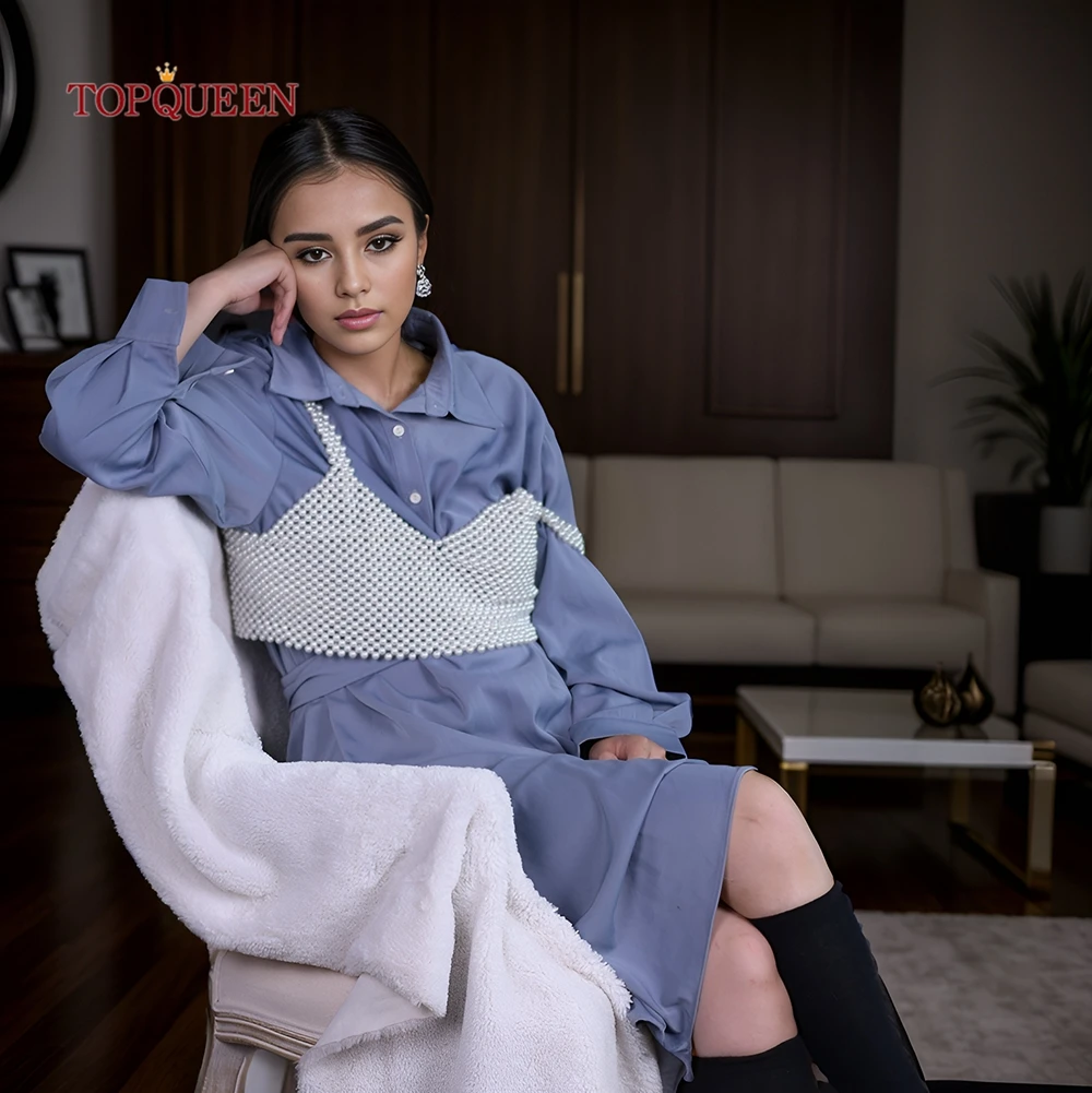 TOPQUEEN VG95 Fashion European And American Body Chain Pearl Body Chain Ladies Party With Dance Bikini Pearl Suspenders Sexy
TOPQUEEN VG95 Fashion European And American Body Chain Pearl Body Chain Ladies Party With Dance Bikini Pearl Suspenders Sexy