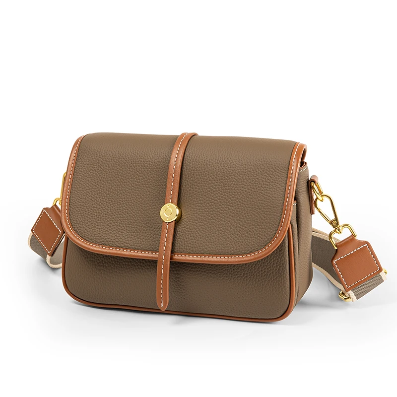 Hxl Genuine Leather Women's Bag Fashion Wide Strap Crossbody Bag Light Luxury Small Square Bag Shoulder
Hxl Genuine Leather Women's Bag Fashion Wide Strap Crossbody Bag Light Luxury Small Square Bag Shoulder