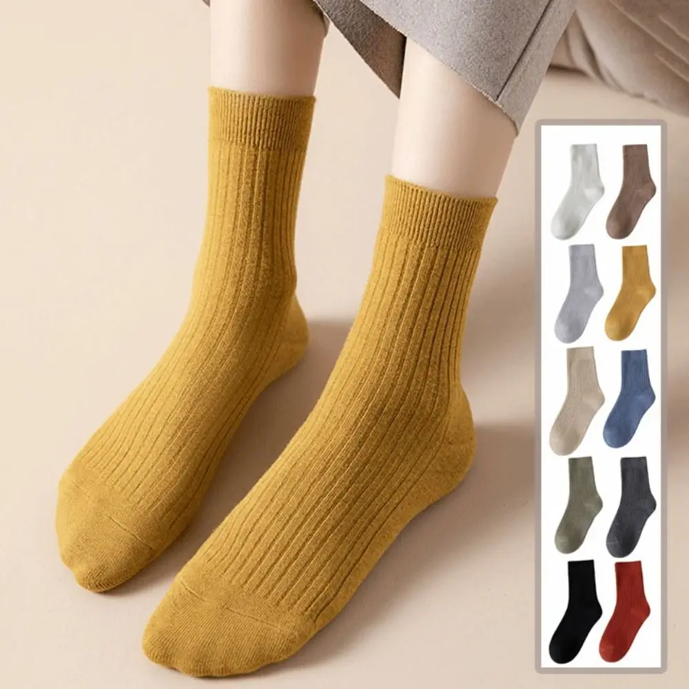 10Pairs Comfortable Solid Color Women Mid-calf Socks Stripe Simple Business Socks Men Breathable Soft Autumn Tube Socks Daily
10Pairs Comfortable Solid Color Women Mid-calf Socks Stripe Simple Business Socks Men Breathable Soft Autumn Tube Socks Daily