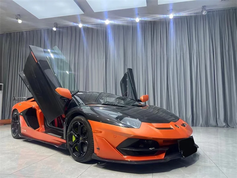New Condition Carbon Fiber Semi Forged Front Bumper Body Kit Lamborghini Aventador LP700 LP750 Upgraded SVJ Style Screws
New Condition Carbon Fiber Semi Forged Front Bumper Body Kit Lamborghini Aventador LP700 LP750 Upgraded SVJ Style Screws