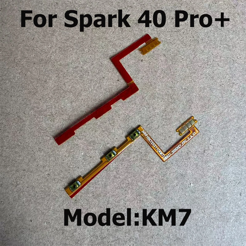 For Tecno Spark 40 Pro Plus Pro+ Power On Off Volume Button Key Flex Cable Replacement KM7
For Tecno Spark 40 Pro Plus Pro+ Power On Off Volume Button Key Flex Cable Replacement KM7