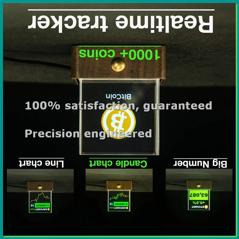 Bitcoin Stock Ticker Monitor Digital Display Clock Weather Temperature Humidity Personalized Picture Playback-PZZW
Bitcoin Stock Ticker Monitor Digital Display Clock Weather Temperature Humidity Personalized Picture Playback-PZZW