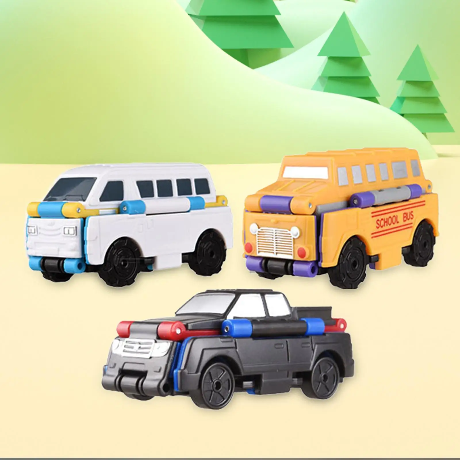 3Pcs Transformable Cars Sensory Toy Collectible Dual Design Toy Cars Deformation Car for Game Reward Prize Birthday Festival
3Pcs Transformable Cars Sensory Toy Collectible Dual Design Toy Cars Deformation Car for Game Reward Prize Birthday Festival
