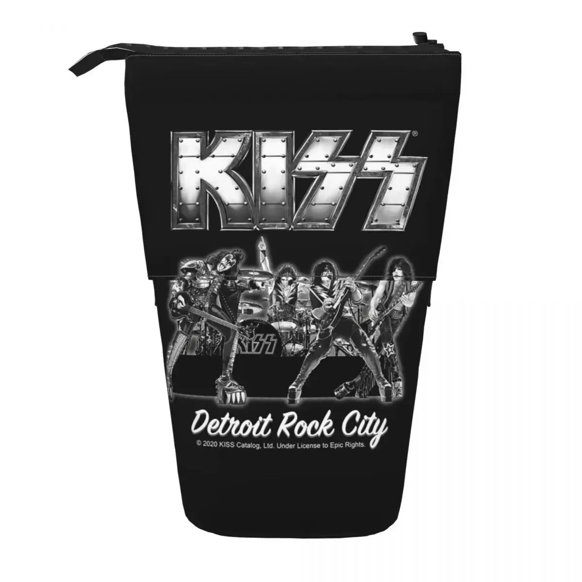 Kiss Rock Band Retor Reversible Pencil Case Pen Holder Storage Large Storage Pen Box Pencil Bag for Kids School
Kiss Rock Band Retor Reversible Pencil Case Pen Holder Storage Large Storage Pen Box Pencil Bag for Kids School
