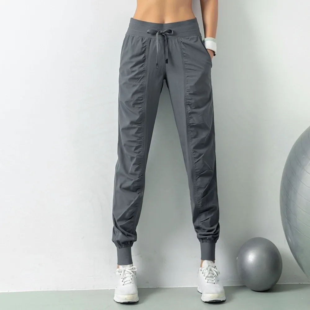 Sports Wear Wrinkle Running Pants Tapered Long Yoga Pants High Waist Stretchy Fitness Pants Fitness
Sports Wear Wrinkle Running Pants Tapered Long Yoga Pants High Waist Stretchy Fitness Pants Fitness