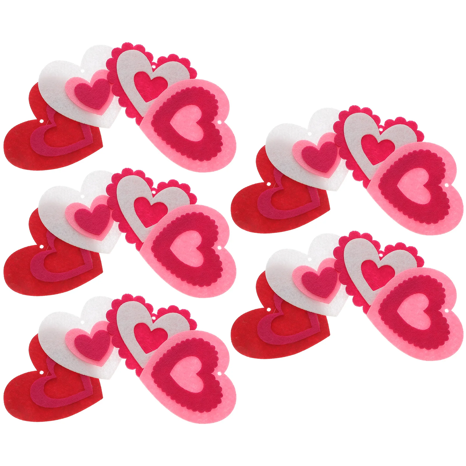 20 Pcs Felt Heart Charm Wedding Ideas Souvenirs Crazy Party Time Decorations Supplies Accessories
20 Pcs Felt Heart Charm Wedding Ideas Souvenirs Crazy Party Time Decorations Supplies Accessories
