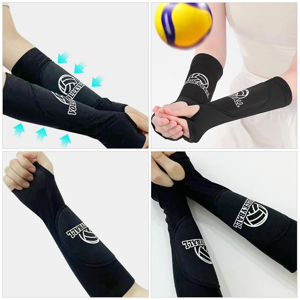 Sports Arm Protector Volleyball Arm Sleeves for Black Pair Padded Elbow Sleeve Wrist Brace Exercise Guard
Sports Arm Protector Volleyball Arm Sleeves for Black Pair Padded Elbow Sleeve Wrist Brace Exercise Guard