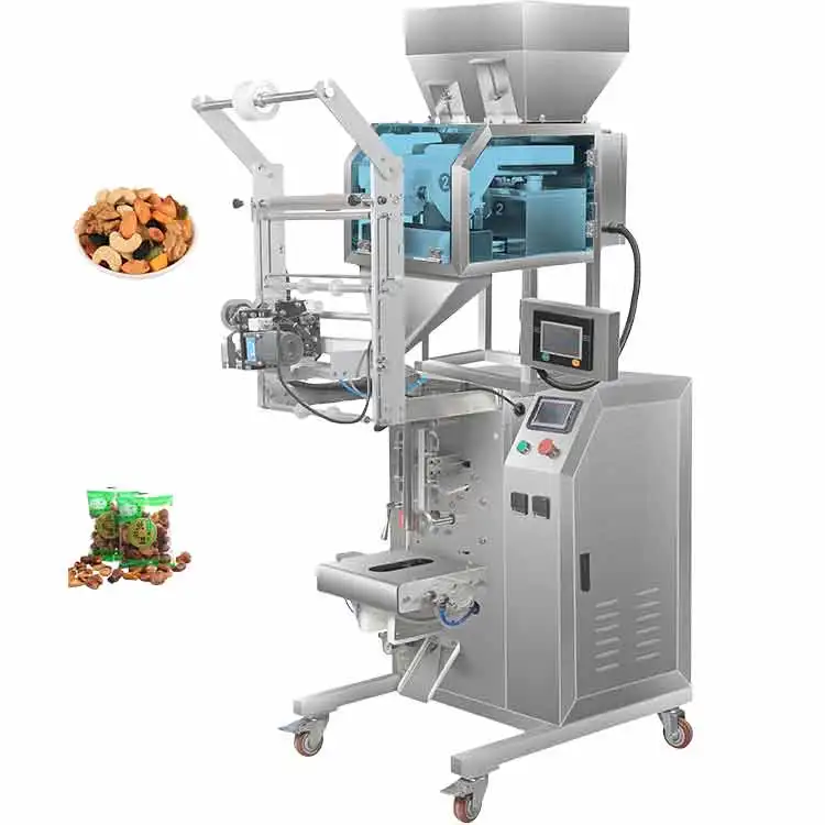 Automatic Granule Weighing Packaging Machine With 4 Heads Scales for Currant
Automatic Granule Weighing Packaging Machine With 4 Heads Scales for Currant