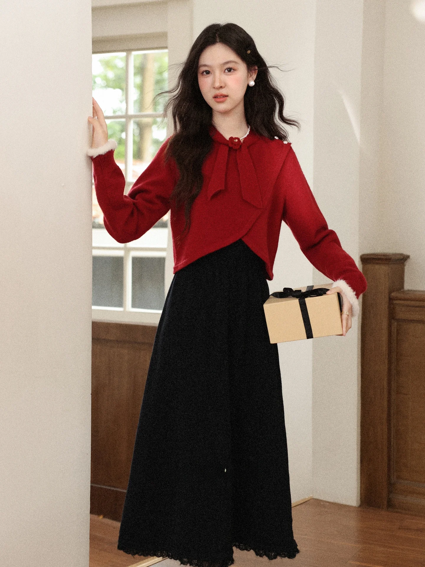 Тематическая женская универсальная длинная юбка-накидка Bla Cisas с поясом, осенне-зимнее многослойное платье для стройности от Deer South
Тематическая женская универсальная длинная юбка-накидка Bla Cisas с поясом, осенне-зимнее многослойное платье для стройности от Deer South