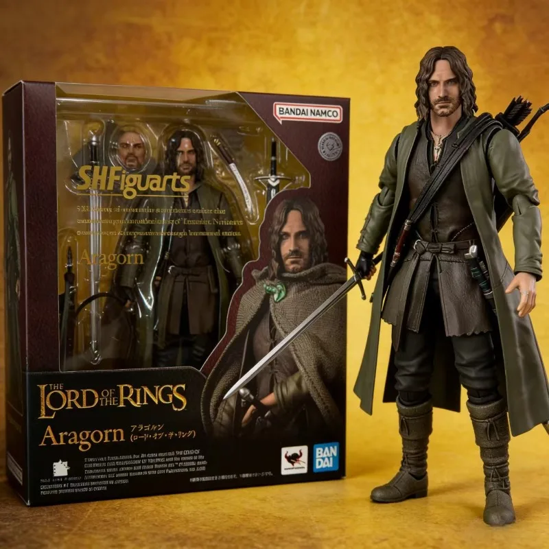 Bandai Original MODEL KIT SHFiguarts LORD OF THE RINGS ARAGORN Anime Action Figure Model Toys Model Gifts For boys Collectible
Bandai Original MODEL KIT SHFiguarts LORD OF THE RINGS ARAGORN Anime Action Figure Model Toys Model Gifts For boys Collectible