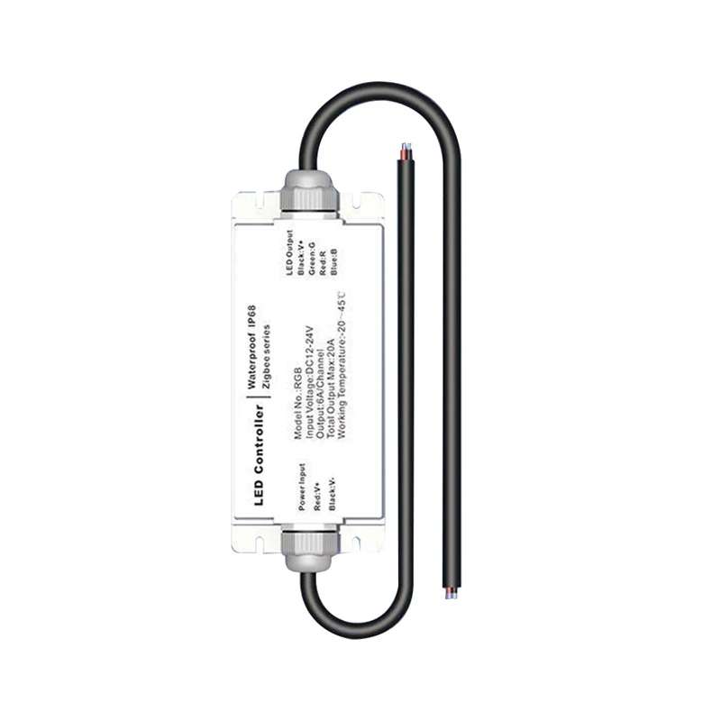 Tuya Zigbee DC12V 24V LED Strip Waterproof Controller IP68 Rain-Proof ZIGBEE Tuya Voice Remote Control RGB
Tuya Zigbee DC12V 24V LED Strip Waterproof Controller IP68 Rain-Proof ZIGBEE Tuya Voice Remote Control RGB