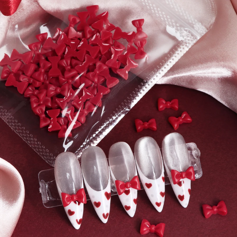 50pcs Cute Bowknots Nail Art Charms Y2k Manicure Kawaii Accessories Red Bow Ties Nails Decoration Korean Japanese Nail Parts
50pcs Cute Bowknots Nail Art Charms Y2k Manicure Kawaii Accessories Red Bow Ties Nails Decoration Korean Japanese Nail Parts