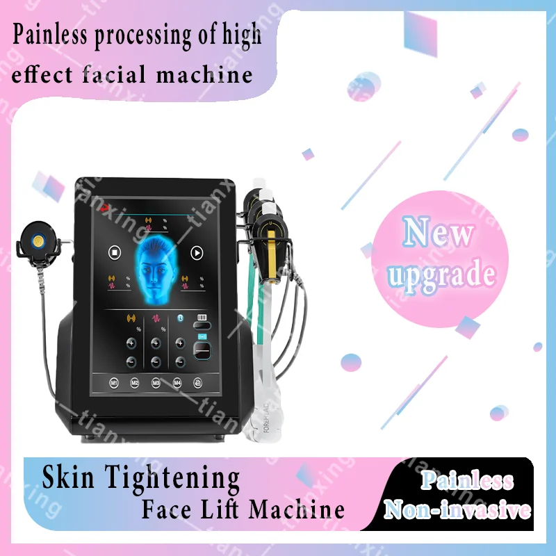 Ems RF Facial Electrostimulation Face Lifting Machine 6 Handles Sculpt Face Pads Massager Device Anti Aging Wrinkles Removal
Ems RF Facial Electrostimulation Face Lifting Machine 6 Handles Sculpt Face Pads Massager Device Anti Aging Wrinkles Removal