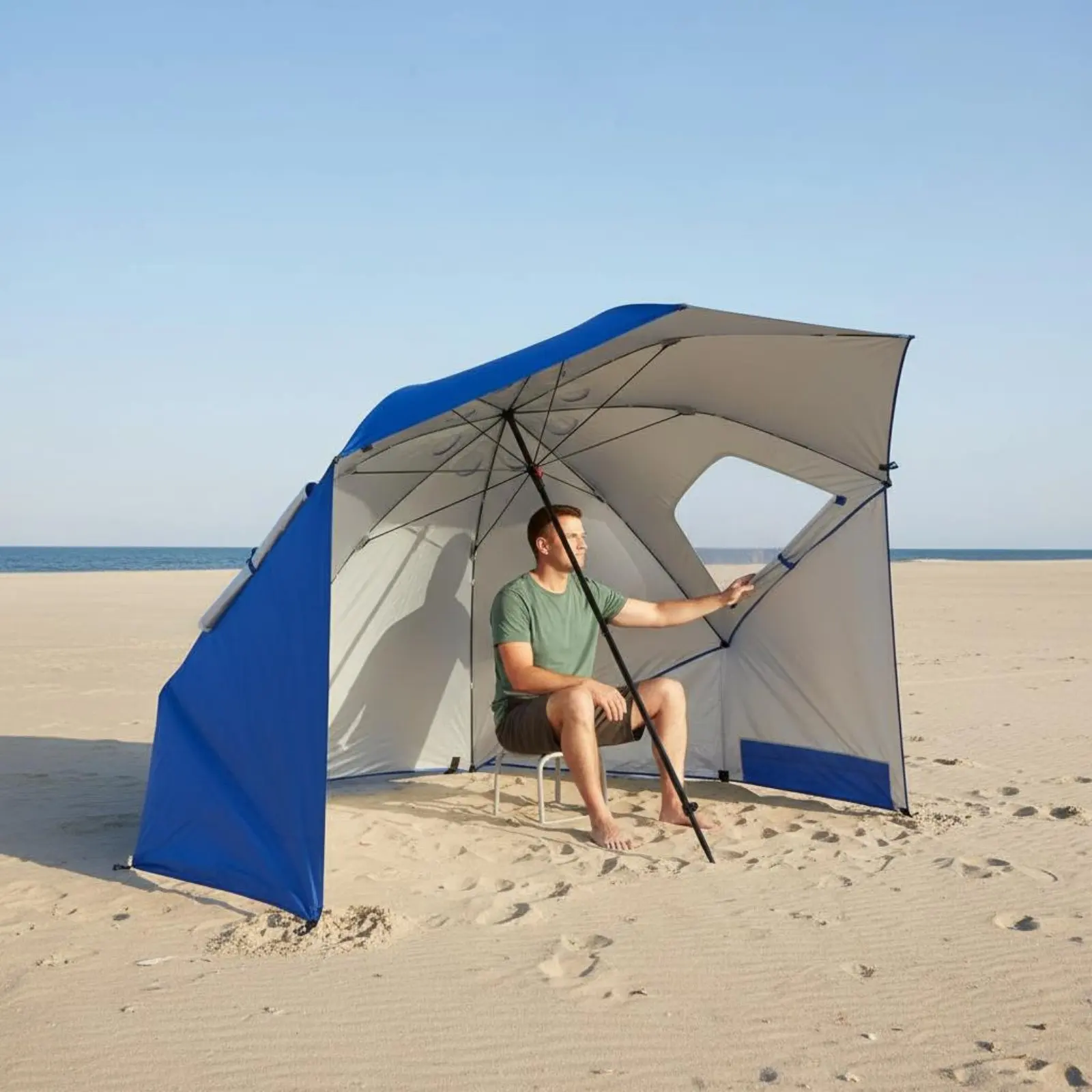 Fishing Umbrella Shelter Multifunctional Beach Umbrella Tent Beach Canopy UPF 50+ Outdoor Gear Water Repellent for Campers
Fishing Umbrella Shelter Multifunctional Beach Umbrella Tent Beach Canopy UPF 50+ Outdoor Gear Water Repellent for Campers