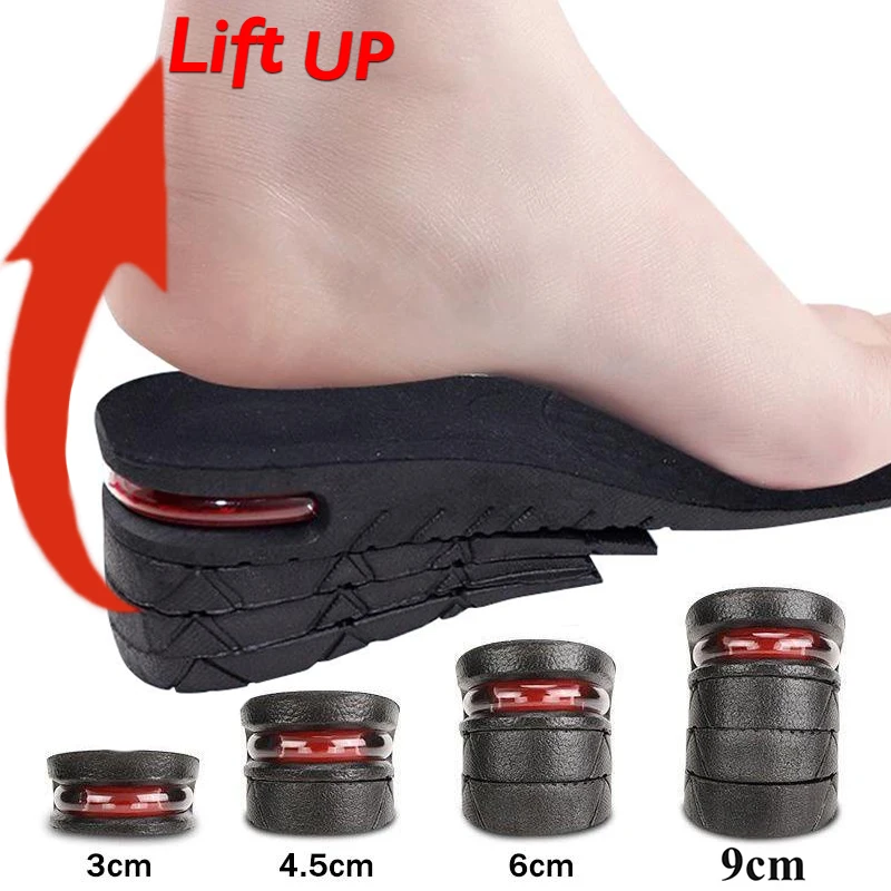 3-9cm Height Increase Insole Cushion Height Lift Adjustable Cut Shoe Heel Insert Taller Shockarch Support Absorbant Foot PadS
3-9cm Height Increase Insole Cushion Height Lift Adjustable Cut Shoe Heel Insert Taller Shockarch Support Absorbant Foot PadS